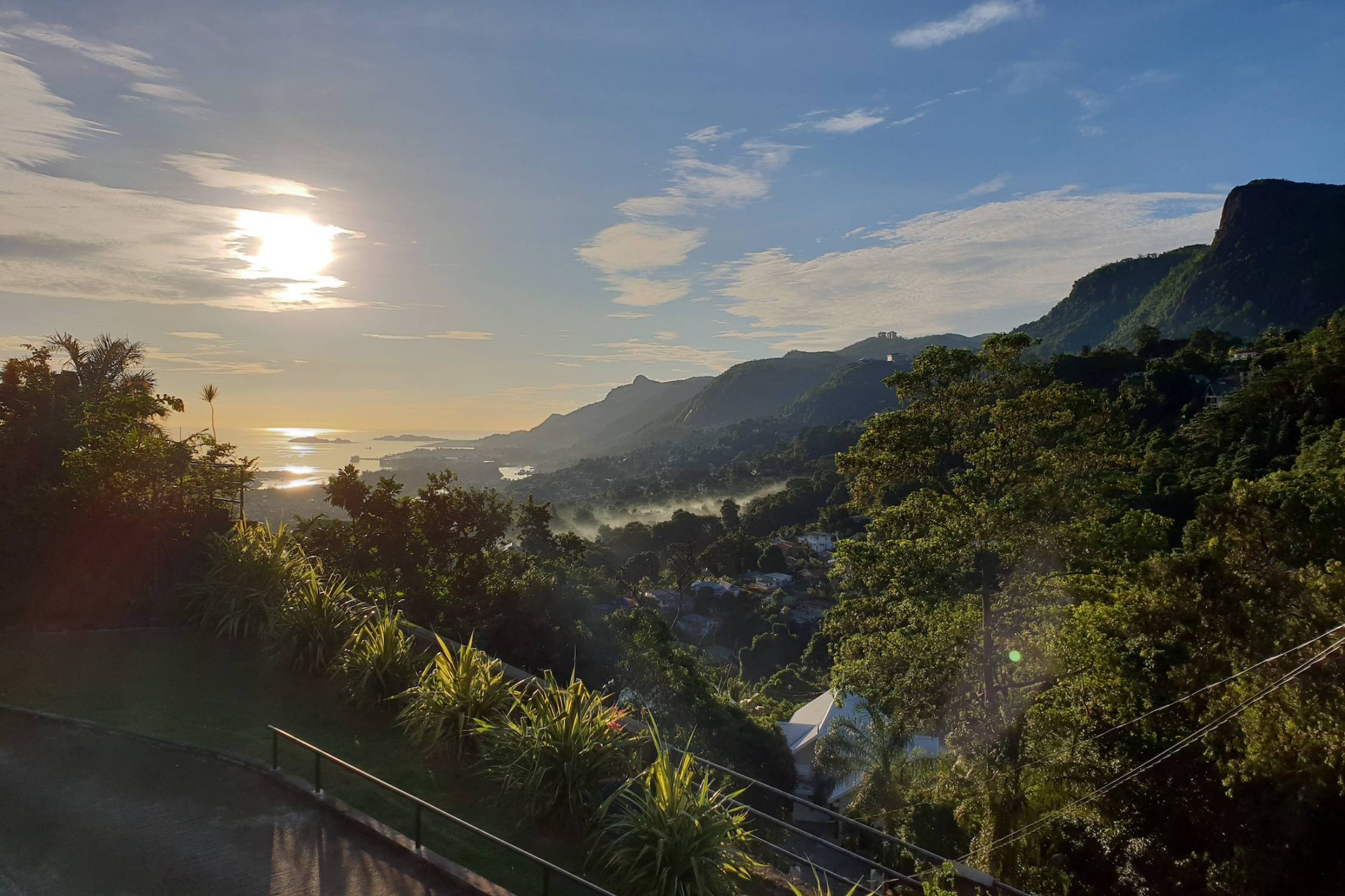 Blue Hill Seychelles Viewpoint Sunset